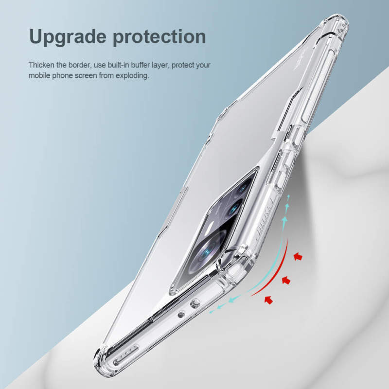 کاور گوشی شیائومی 12T / Redmi K50 Ultra نیلکین مدل Nature TPU Pro  - Nillkin Nature TPU Pro Cover for Xiaomi 12T / Redmi K50 Ultra